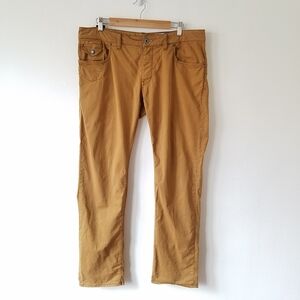 G-Star Raw GS01 Tan Camel Morris Low Straight Leg Pants Mens Size 34